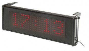 Zewnętrzny zegar z wyświetlaczem matrycowym LED